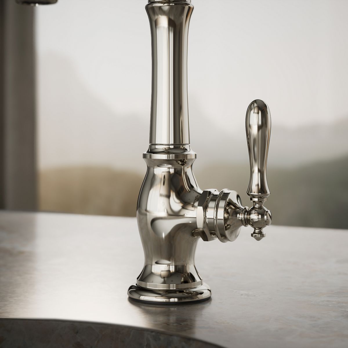 調理器具 mr.fisher KOHLER | K-99267 | Artifacts Bar Sink Faucet with Swing Spout