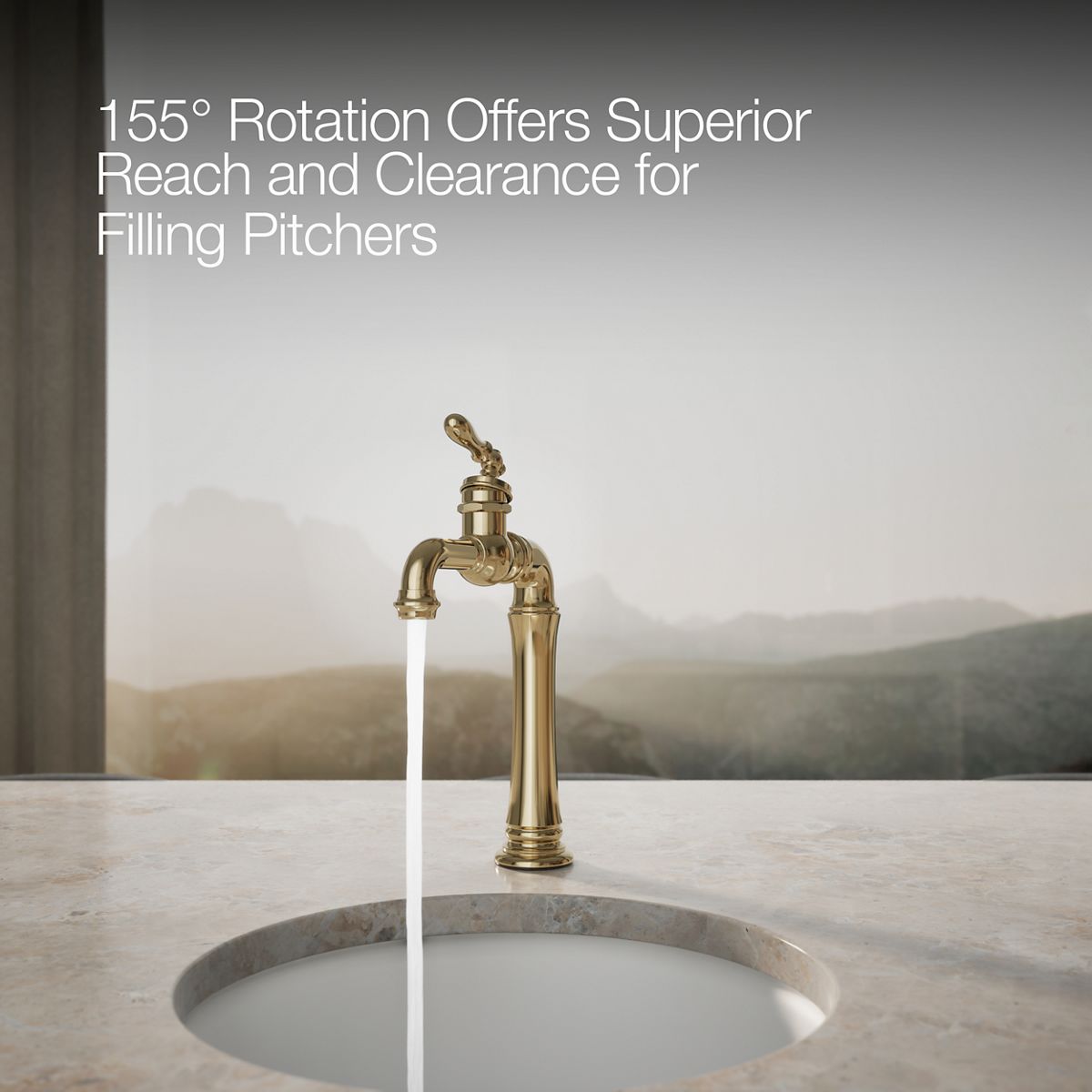KOHLER | K-99268 | Artifacts Gentleman's Bar Faucet