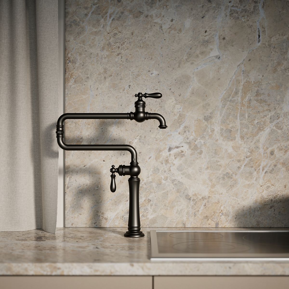 T.Aページ KOHLER | K-99271 | Artifacts Deck-Mount Pot Filler Faucet