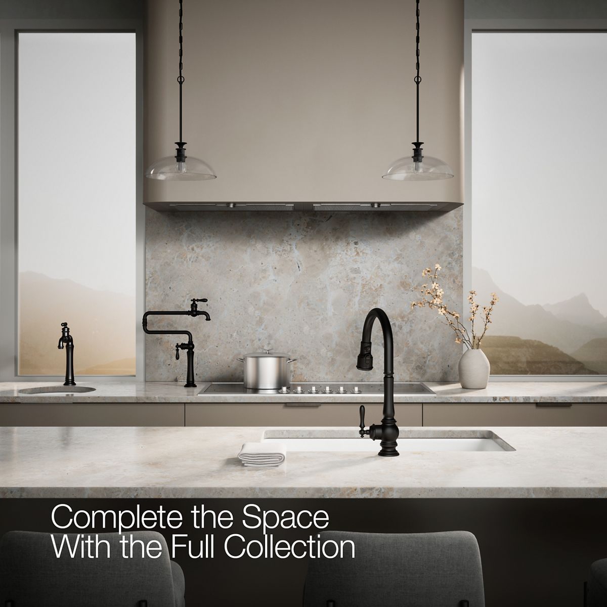 T.Aページ KOHLER | K-99271 | Artifacts Deck-Mount Pot Filler Faucet