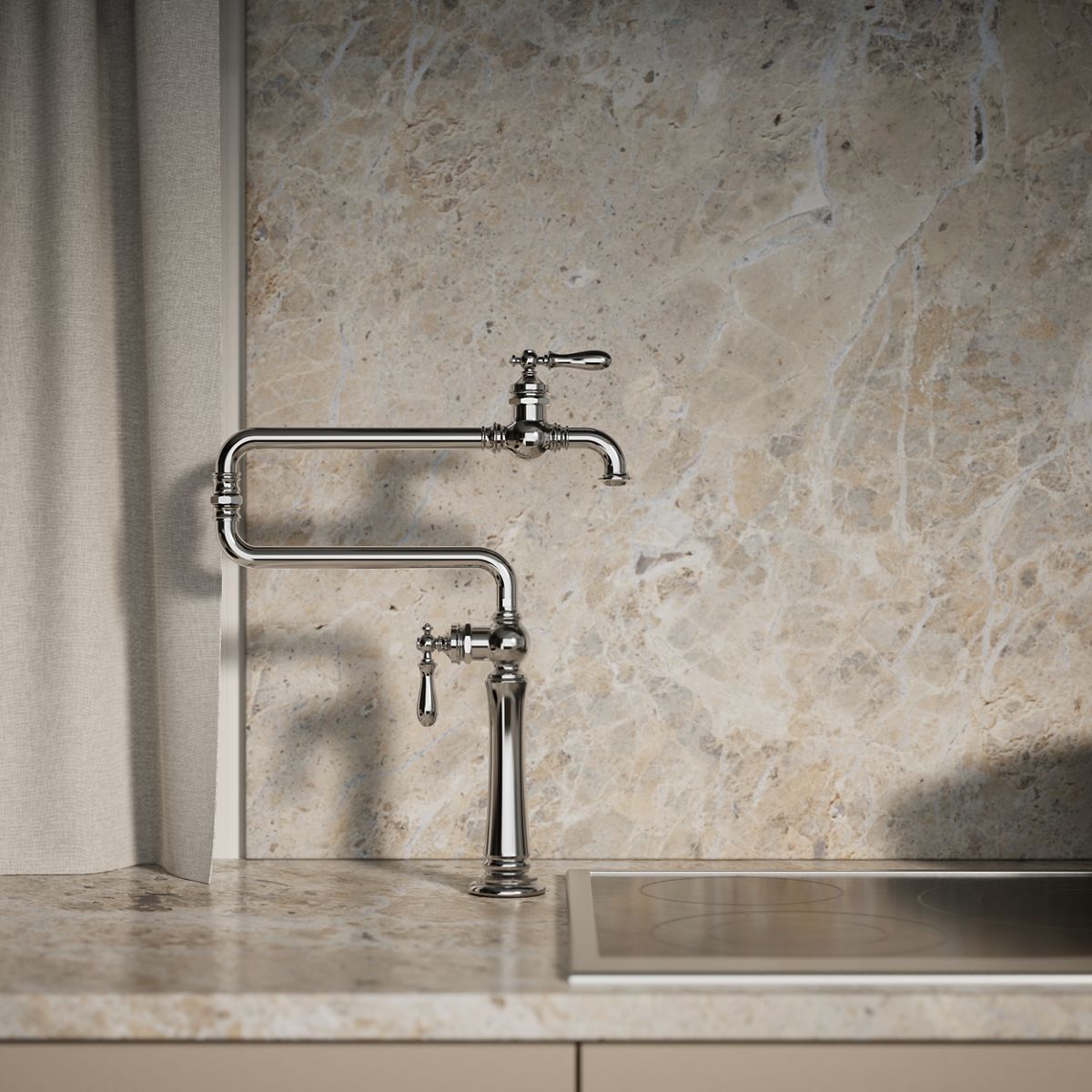 KOHLER | 99271 | Artifacts™| Grifo De Instación En Ptaforma Para Llenado De Ols