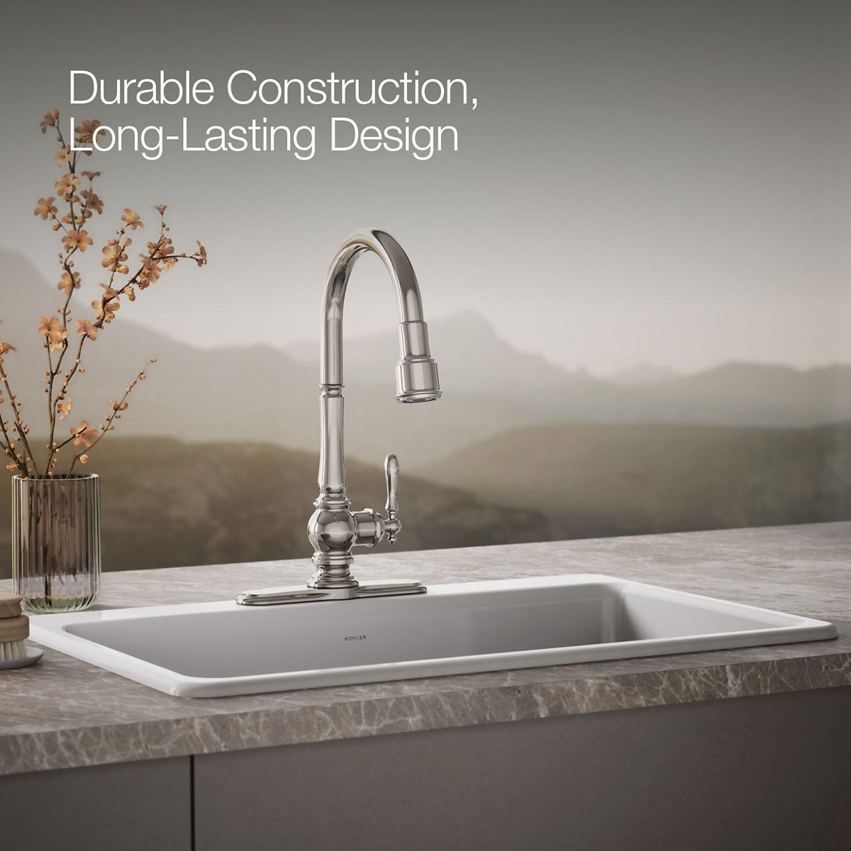 サスケ（5） 3-Hole Kitchen Faucet Escutcheon | K-99272 | KOHLER