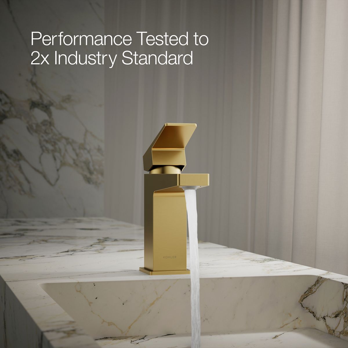KOHLER | 99760-4 | Honesty™| Single-handle bathroom sink faucet