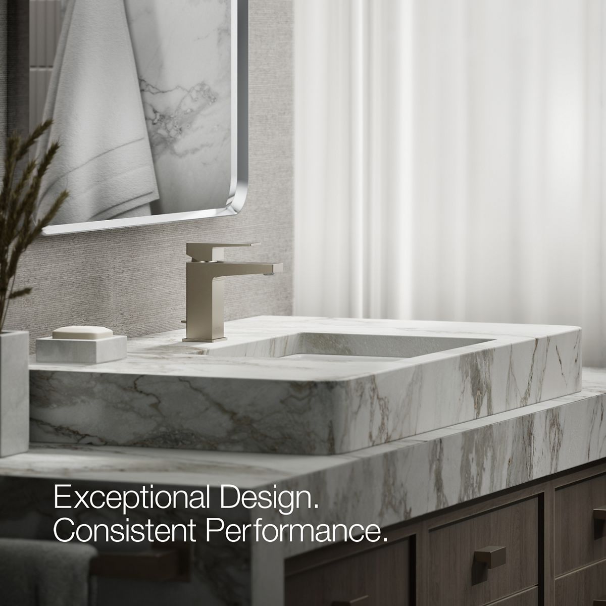 Honesty Single-Handle Bathroom Sink Faucet | K-99760-4K | KOHLER