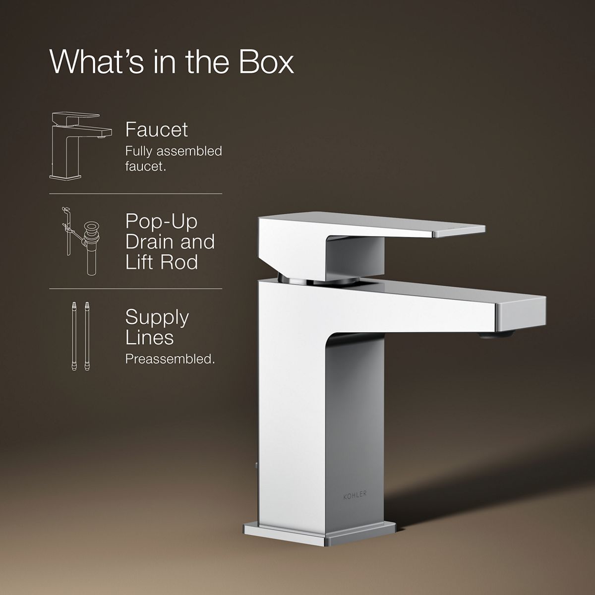 Honesty Single-Handle Bathroom Sink Faucet | K-99760-4 | KOHLER
