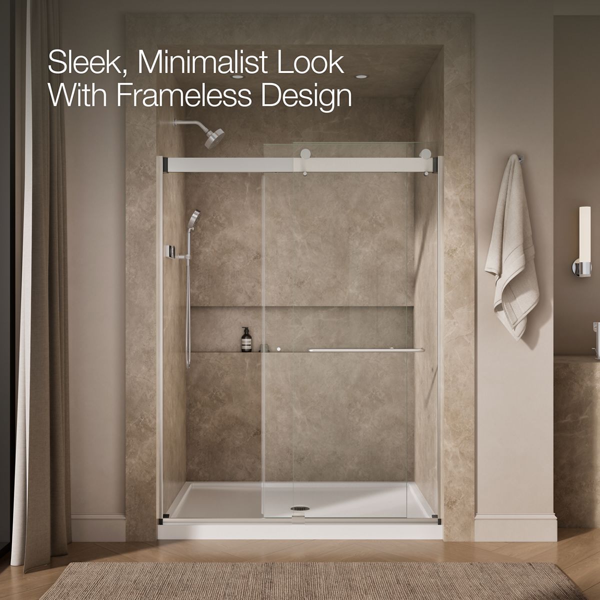 angled view, not straight-on, 1-point perspective, product in use