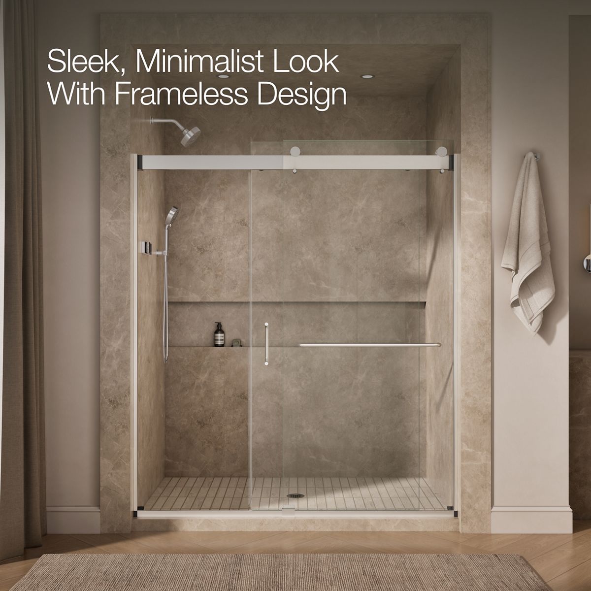 angled view, not straight-on, 1-point perspective, product in use