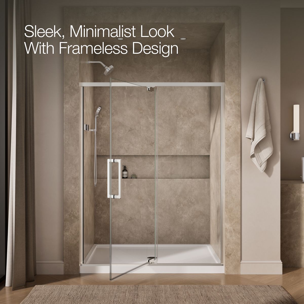 angled view, not straight-on, 1-point perspective, product in use