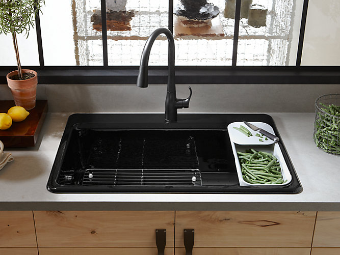 K-5871-3A2 | Riverby Top-Mount Workstation Kitchen Sink with ... Kohler Kitchen