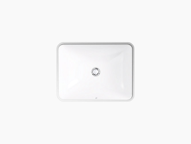 Caxton rectangular Undermount Bathroom Sink w/ Overflow and Clamp Caxton rectangular Undermount Bathroom Sink w/ Overflow and Clamp