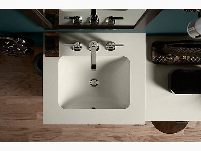 Caxton rectangular Undermount Bathroom Sink w/ Overflow and Clamp Caxton rectangular Undermount Bathroom Sink w/ Overflow and Clamp