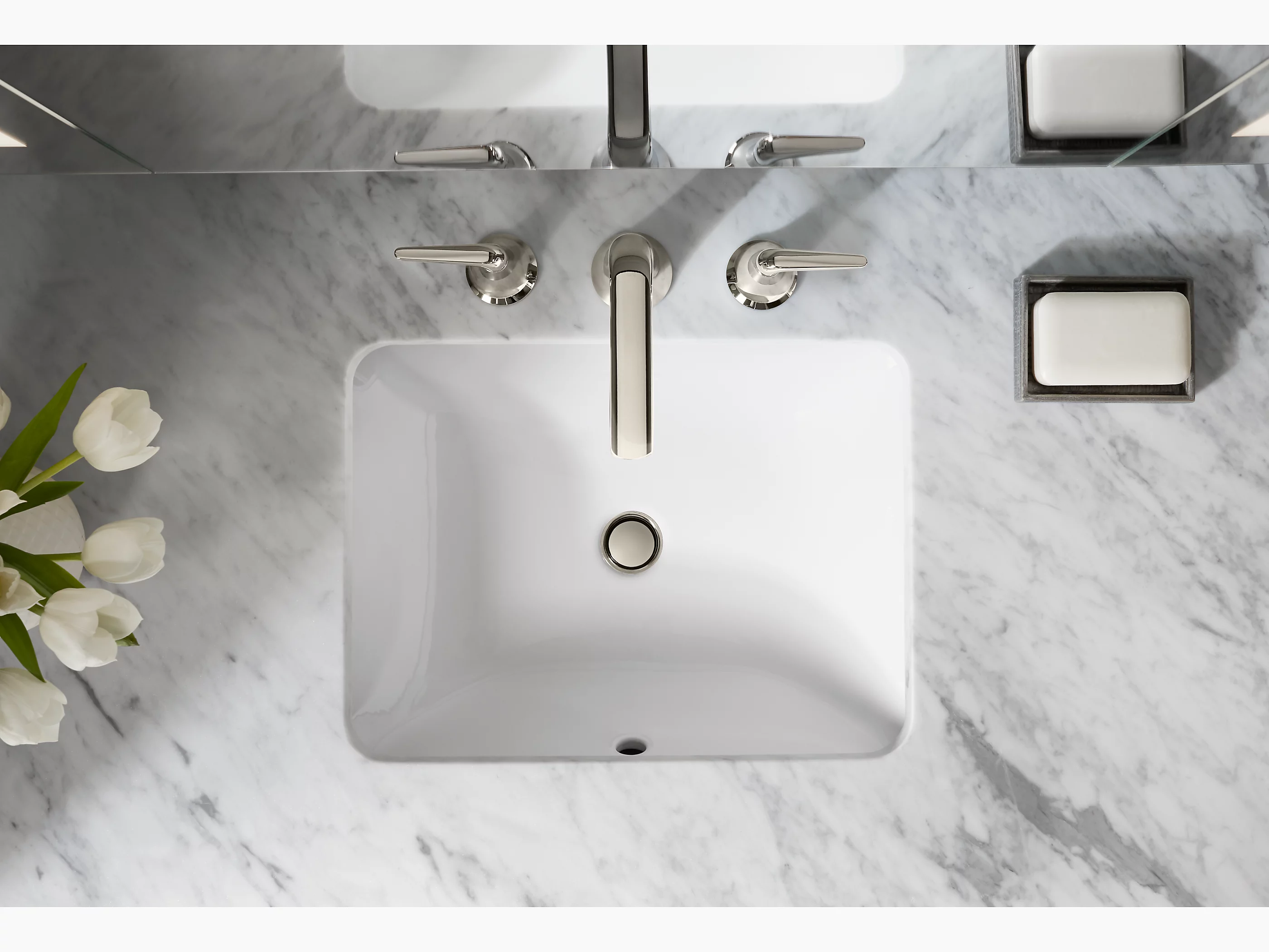 K 20000 0 Caxton™ 20 1/2 quot rectangular undermount bathroom sink K 20000 0 Caxton™ 20 1/2 quot rectangular undermount bathroom sink