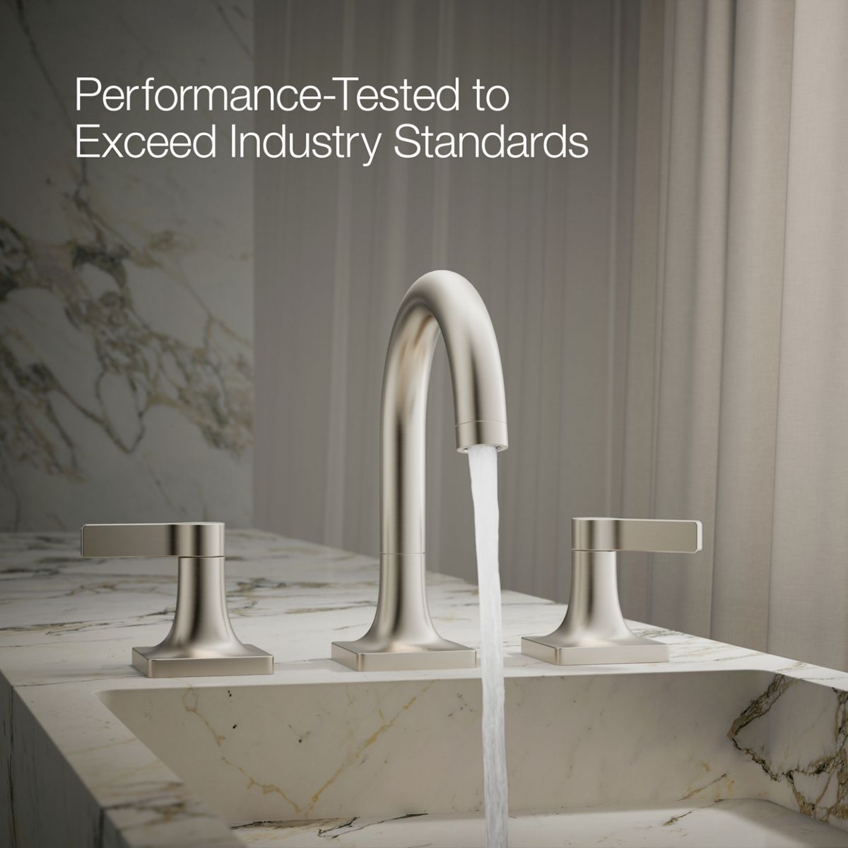 KOHLER | K-R22798-4D | Venza Widespread Bathroom Sink Faucet With