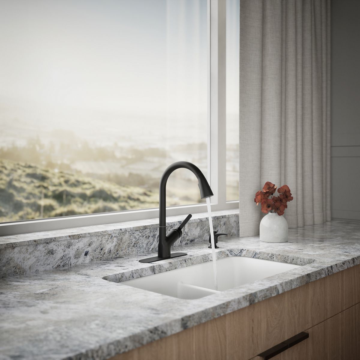 KOHLER | K-R22897-SD | Setra Pull-Down Kitchen Faucet