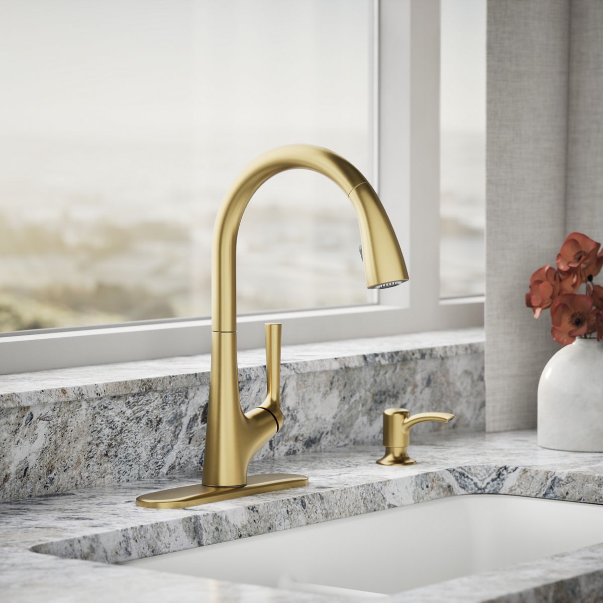 KOHLER | K-R22968-SD | Elmbrook Pull-Down Kitchen Faucet
