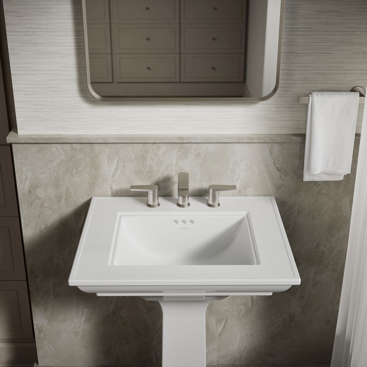 KOHLER | K-R2345-8 | Memoirs Sink Basin with Stately Design and 8