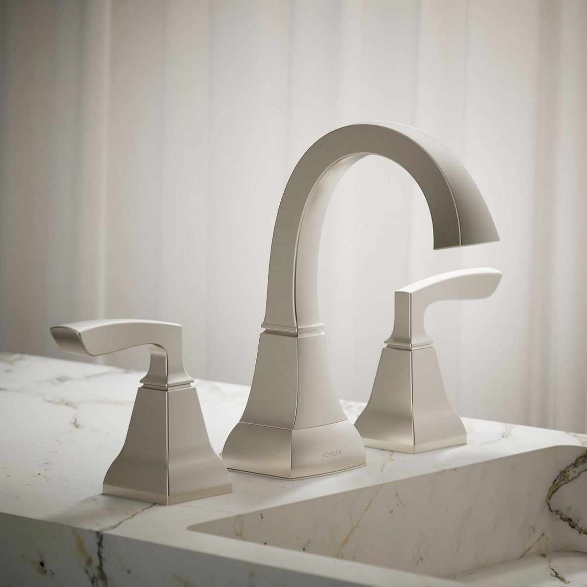 Kallan Widespread Bathroom Sink Faucet | K-R24056-4DL | KOHLER