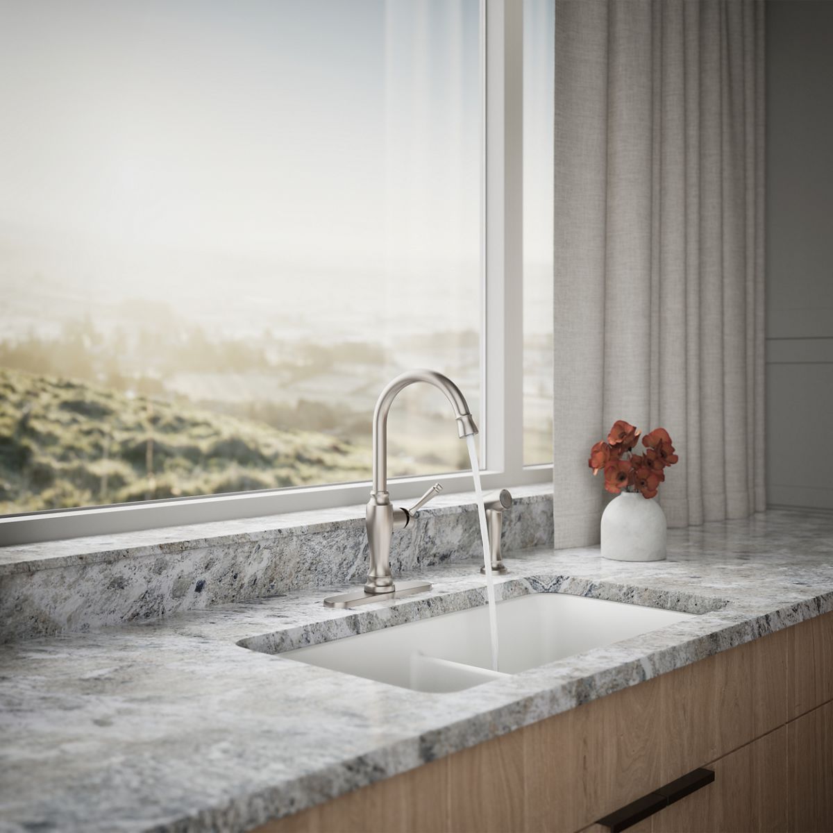Arsdale Single-Handle Kitchen Faucet w/Sidespray | K-R24213 | KOHLER