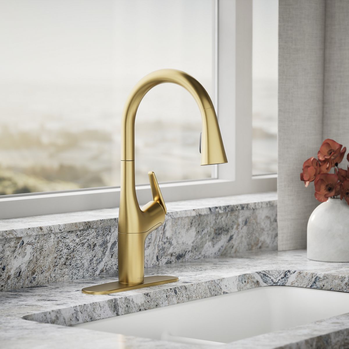 Safia Pull-Down Kitchen Sink Faucet | K-R24298 | KOHLER