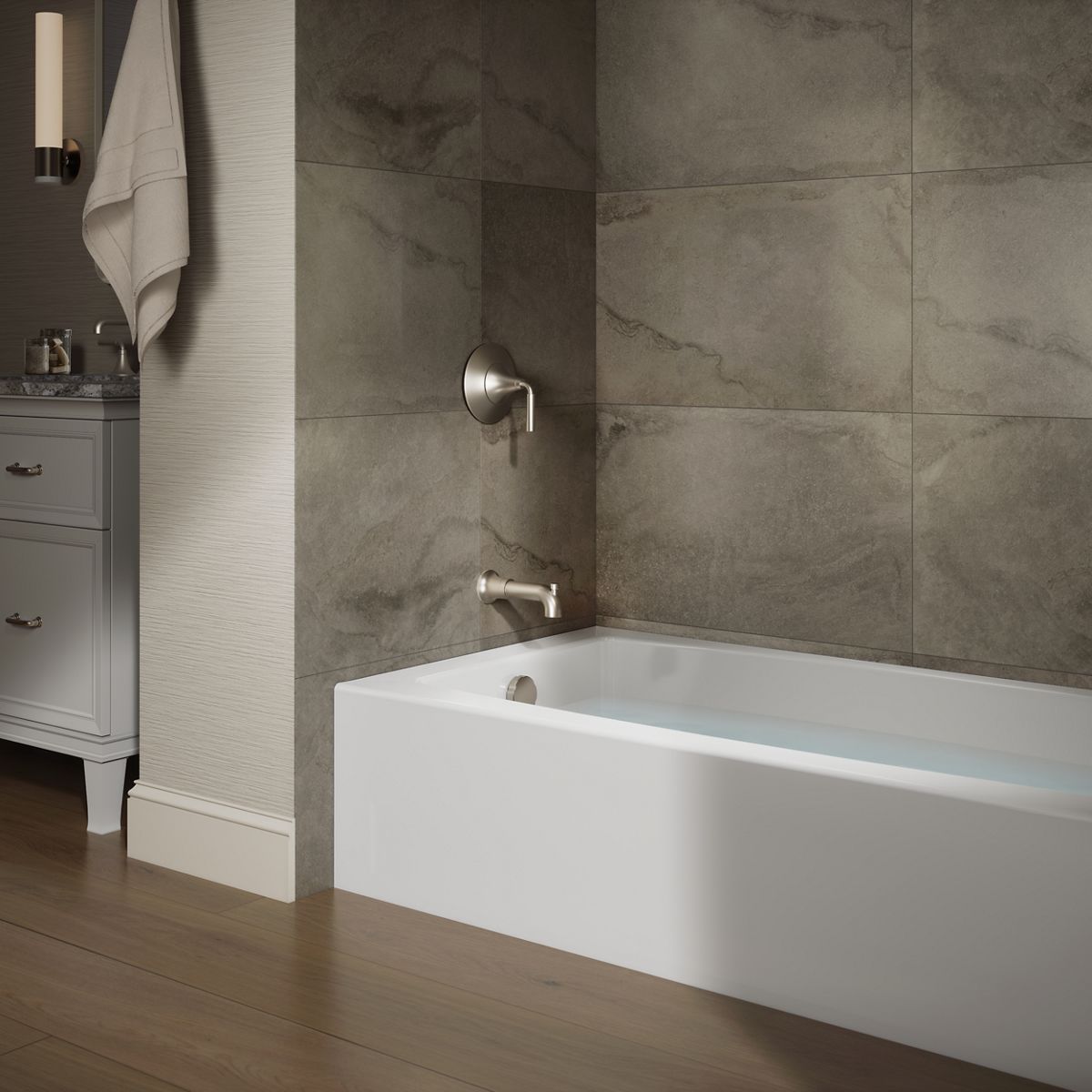 Products in use in close room view