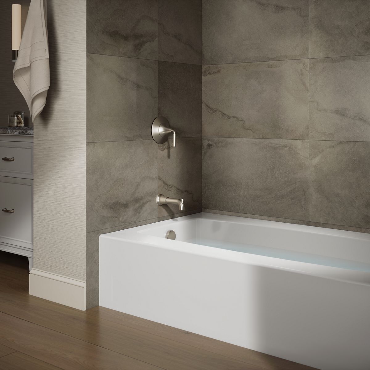 Products in use in close room view