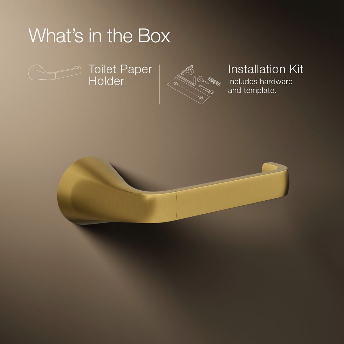 Cursiva Toilet Paper Holder | K-R26688 | KOHLER