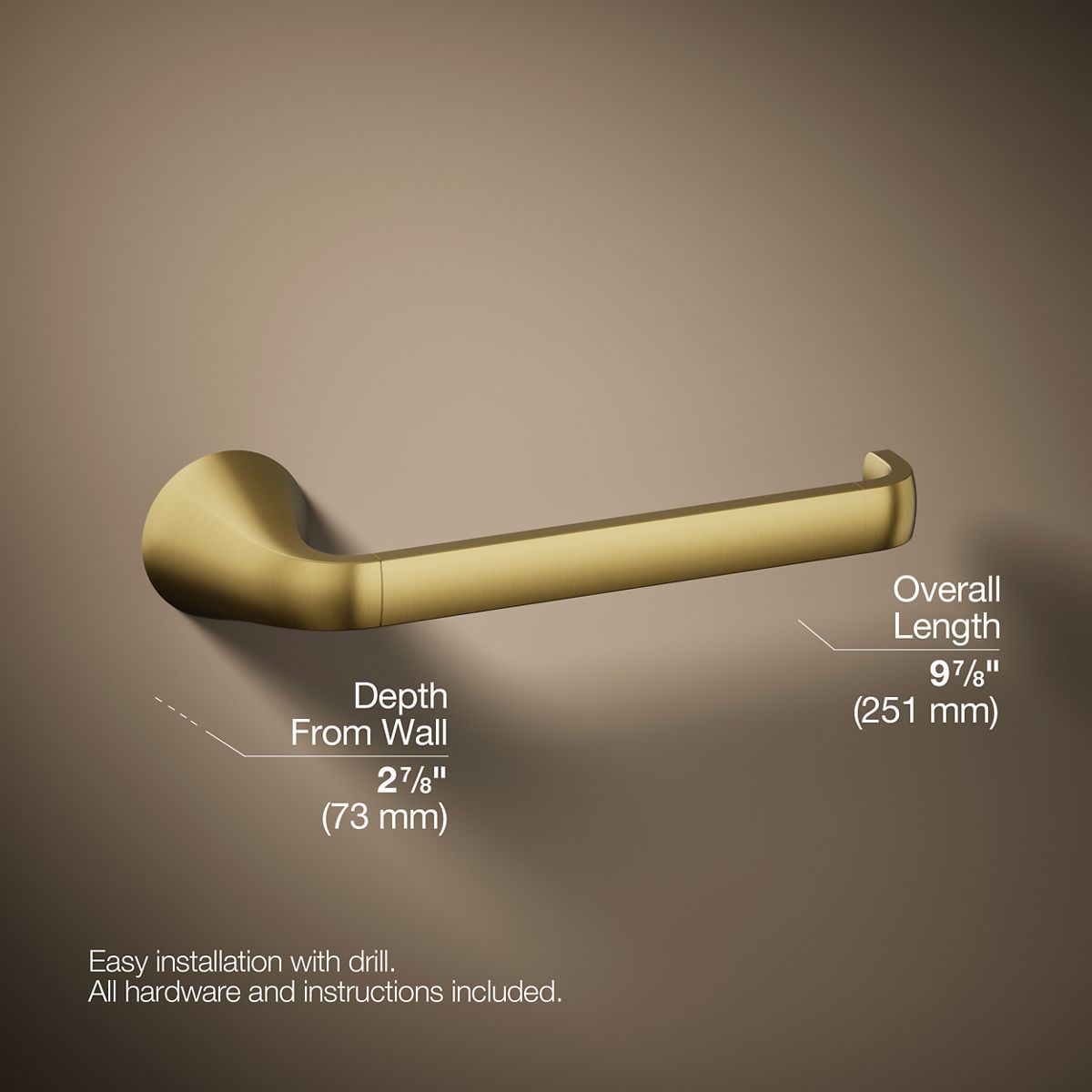 Cursiva Towel Arm | K-R26689 | KOHLER