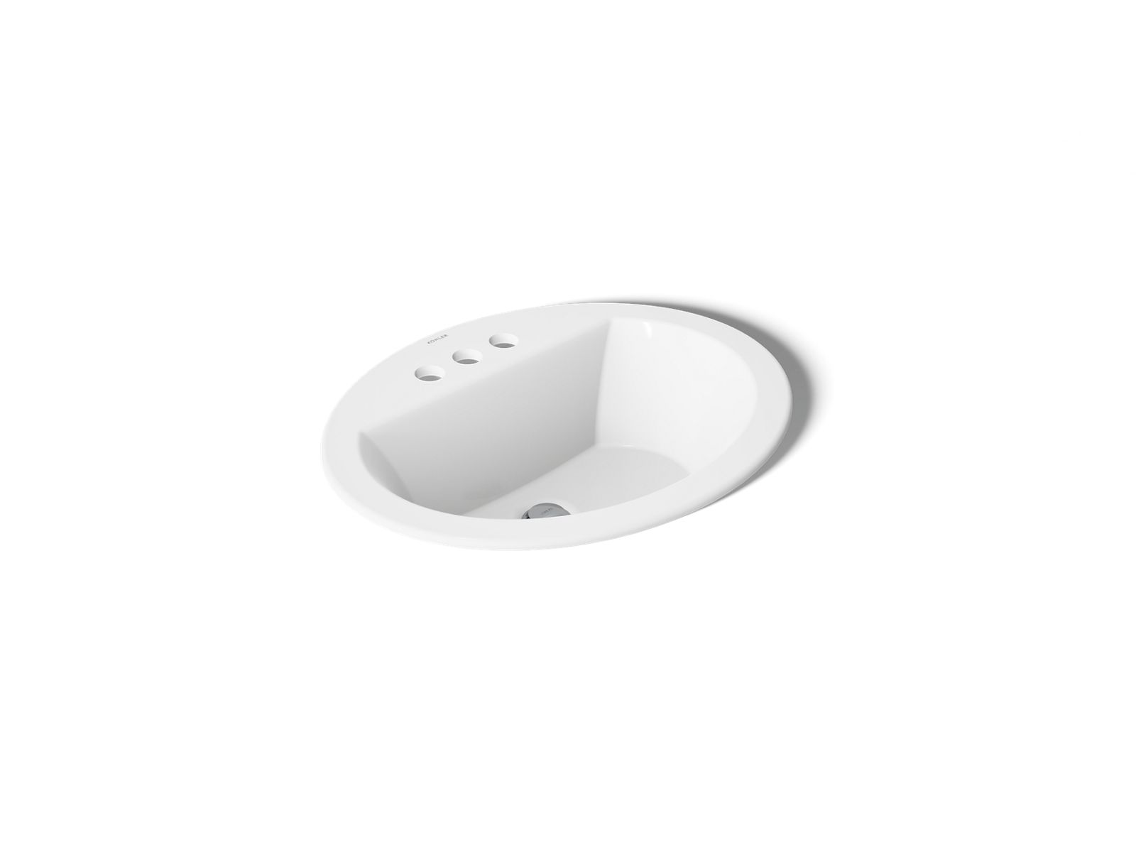 KOHLER | K-R2699-4 | Bryant Oval Drop-In Sink w/ 4-Inch Centers