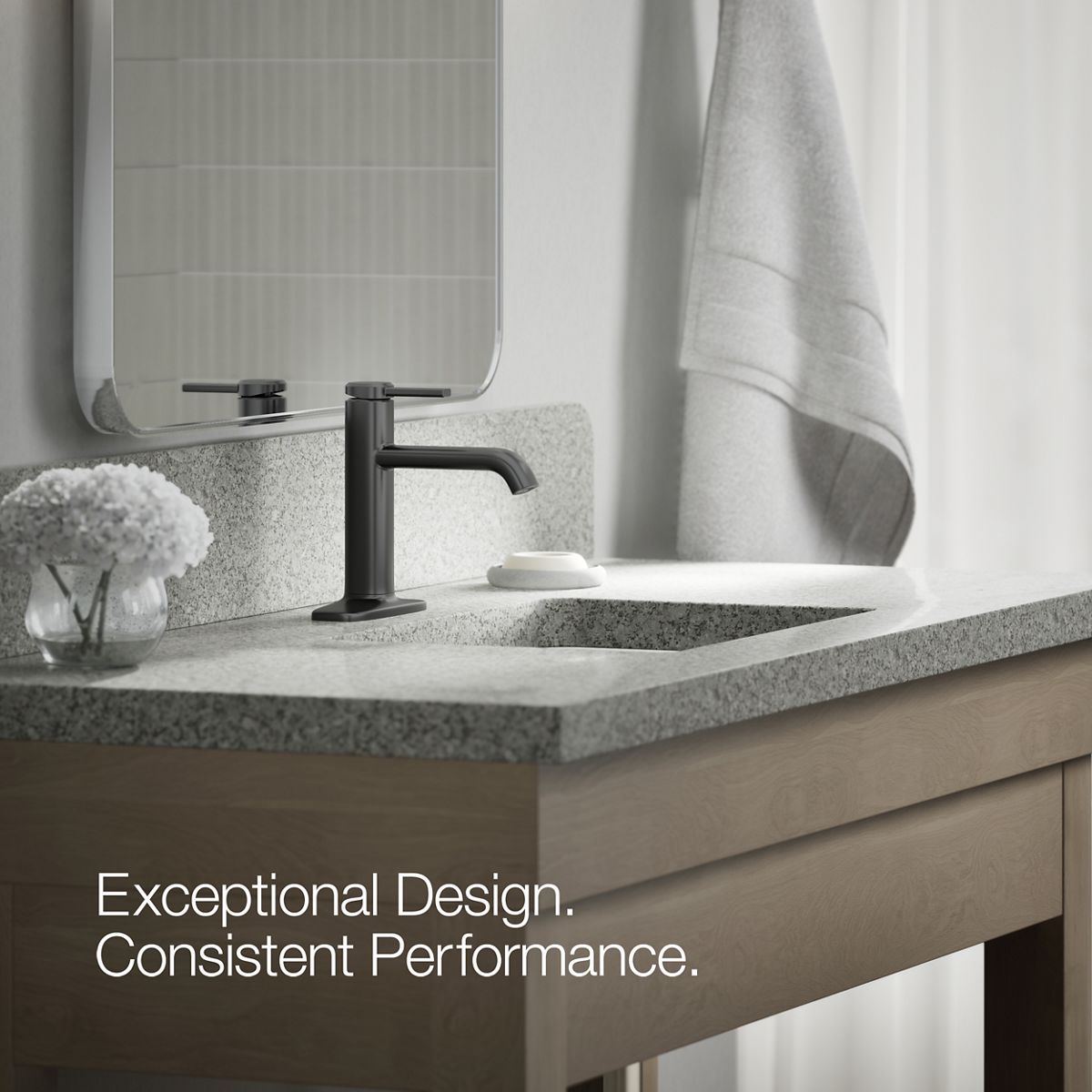 Ashan Single-Handle Bathroom Sink Faucet | K-R27136-4D | KOHLER
