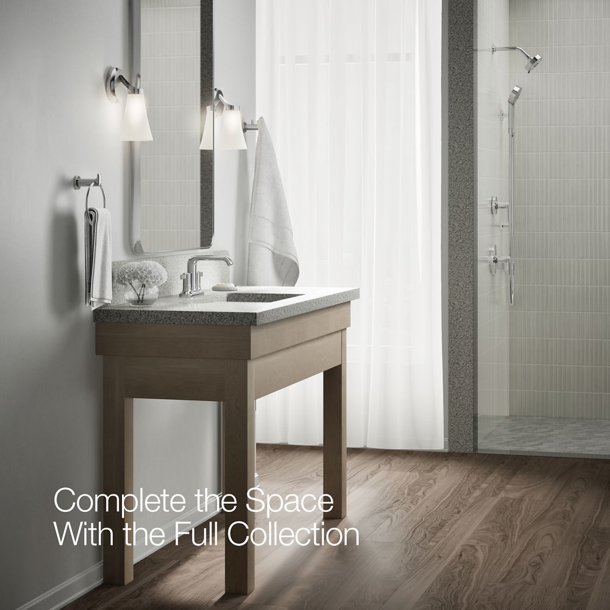 Ashan Centerset Bathroom Sink Faucet | K-R27137-4D | KOHLER