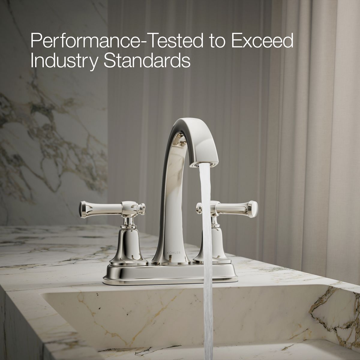 Florez Centerset Bathroom Sink Faucet | K-R27818-4D | KOHLER
