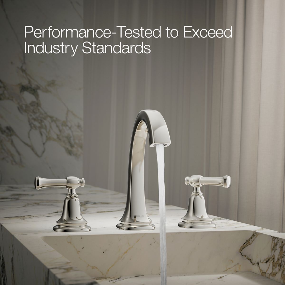 Florez Widespread Bathroom Sink Faucet | K-R27819-4D | KOHLER