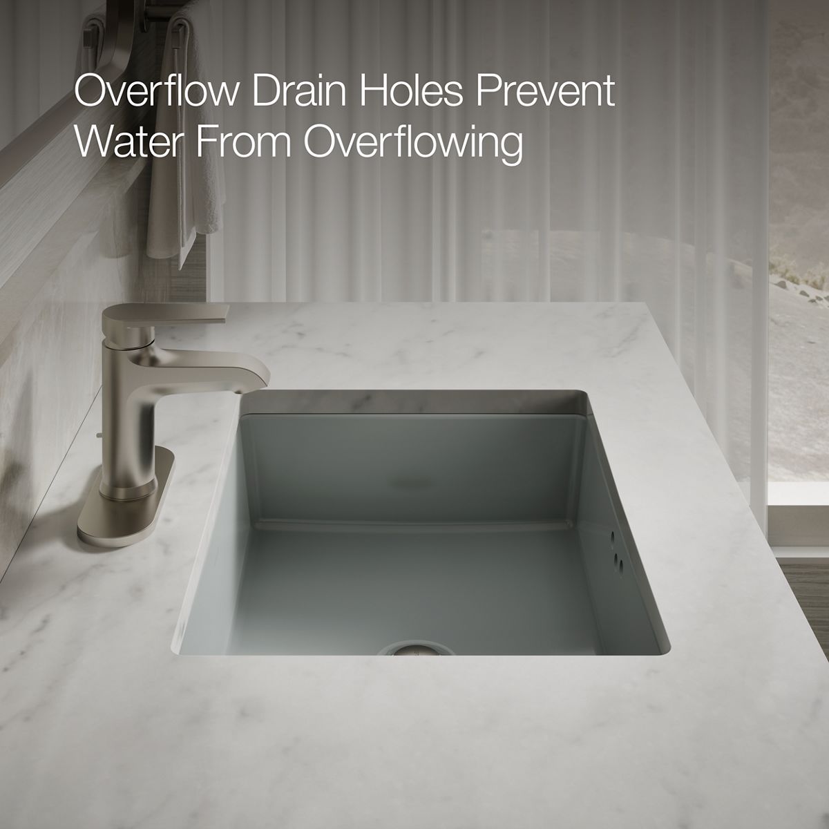 Cursiva Undermount Bathroom Sink | K-R28105 | KOHLER