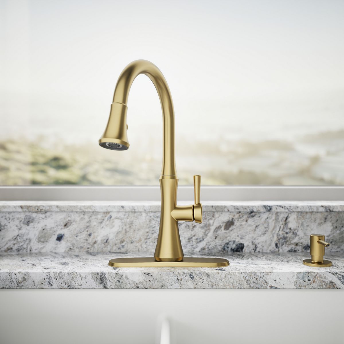 Kaori Pull-Down Kitchen Sink Faucet | K-R28706-SD | KOHLER