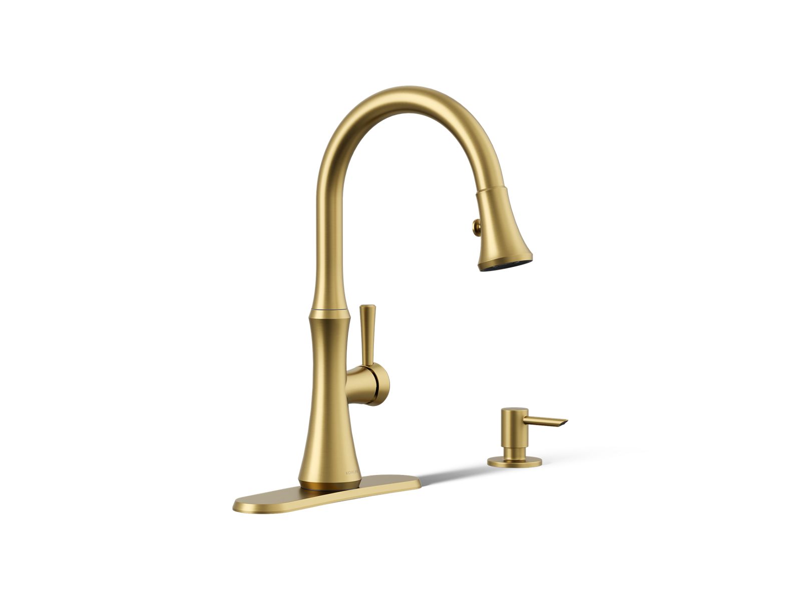 Kaori Ma KOHLER Kaori Vibrant Stainless Single Handle Deck-mount Pull