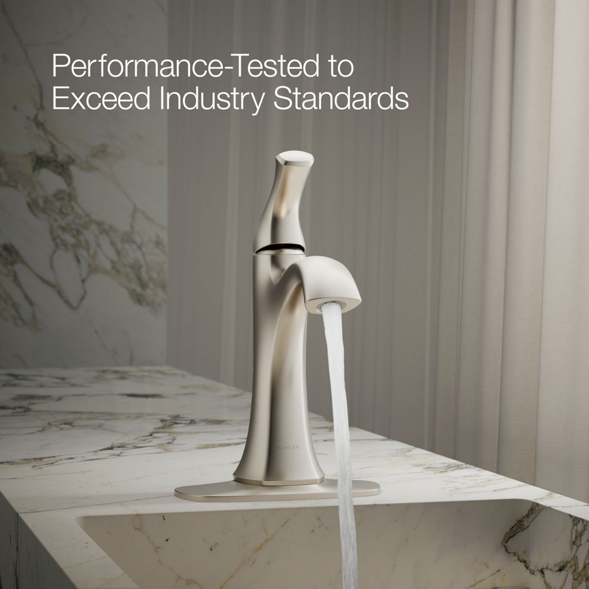 Sundae Single-Handle Bathroom Sink Faucet | K-R28795-4D | KOHLER