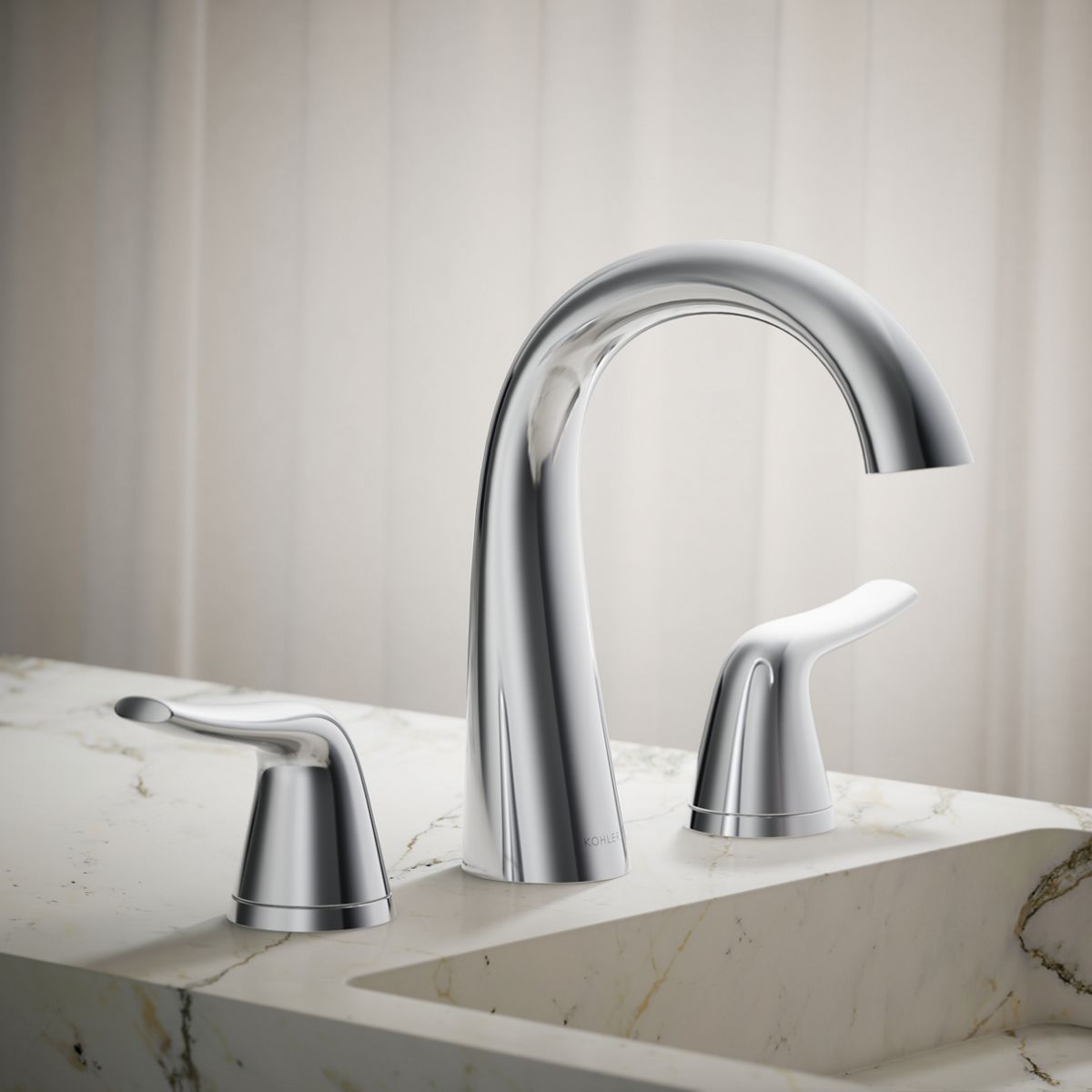 Easmor Widespread Bathroom Sink Faucet | K-R28892-4D | KOHLER