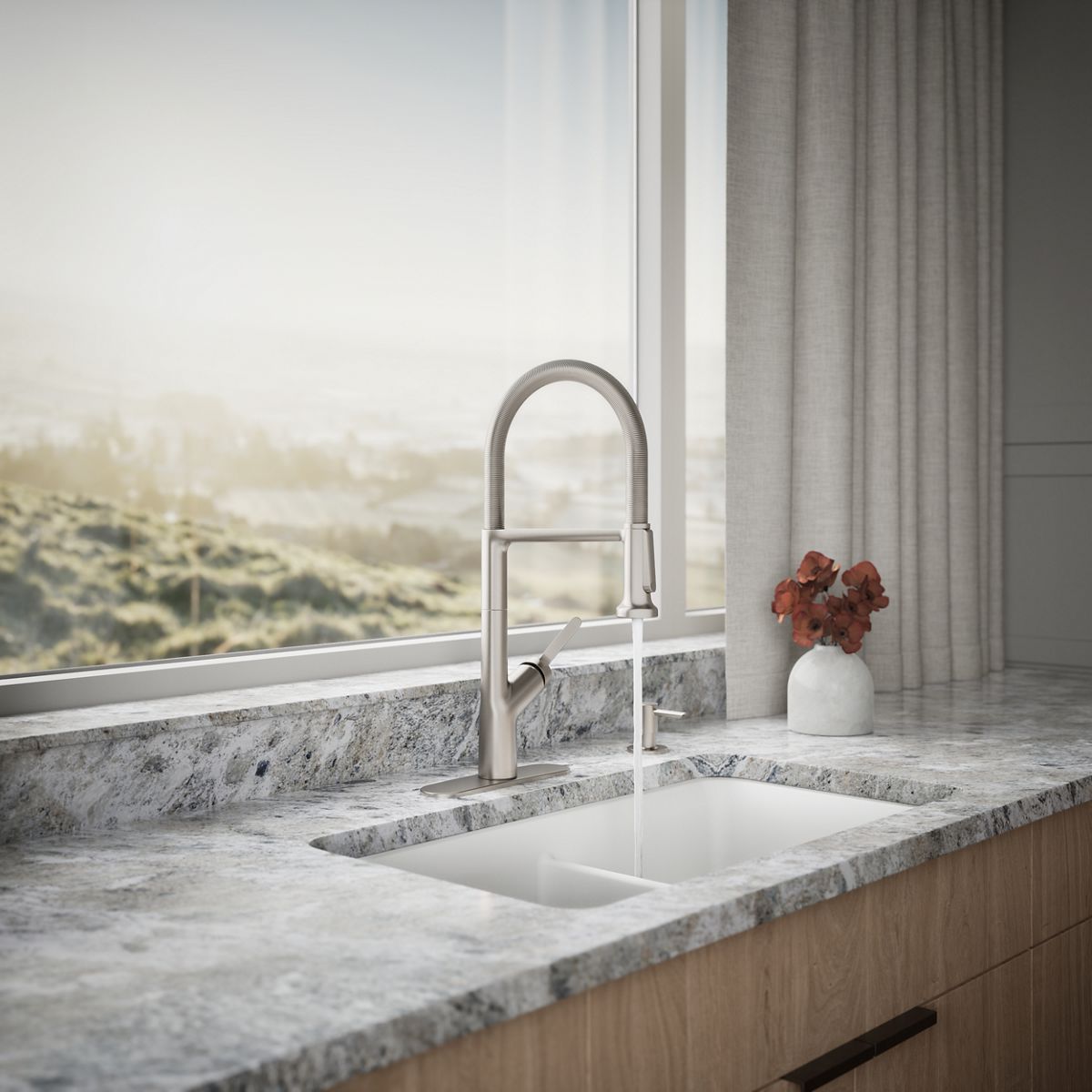 Setra Semi-Professional Kitchen Sink Faucet | K-R29343-SD | KOHLER