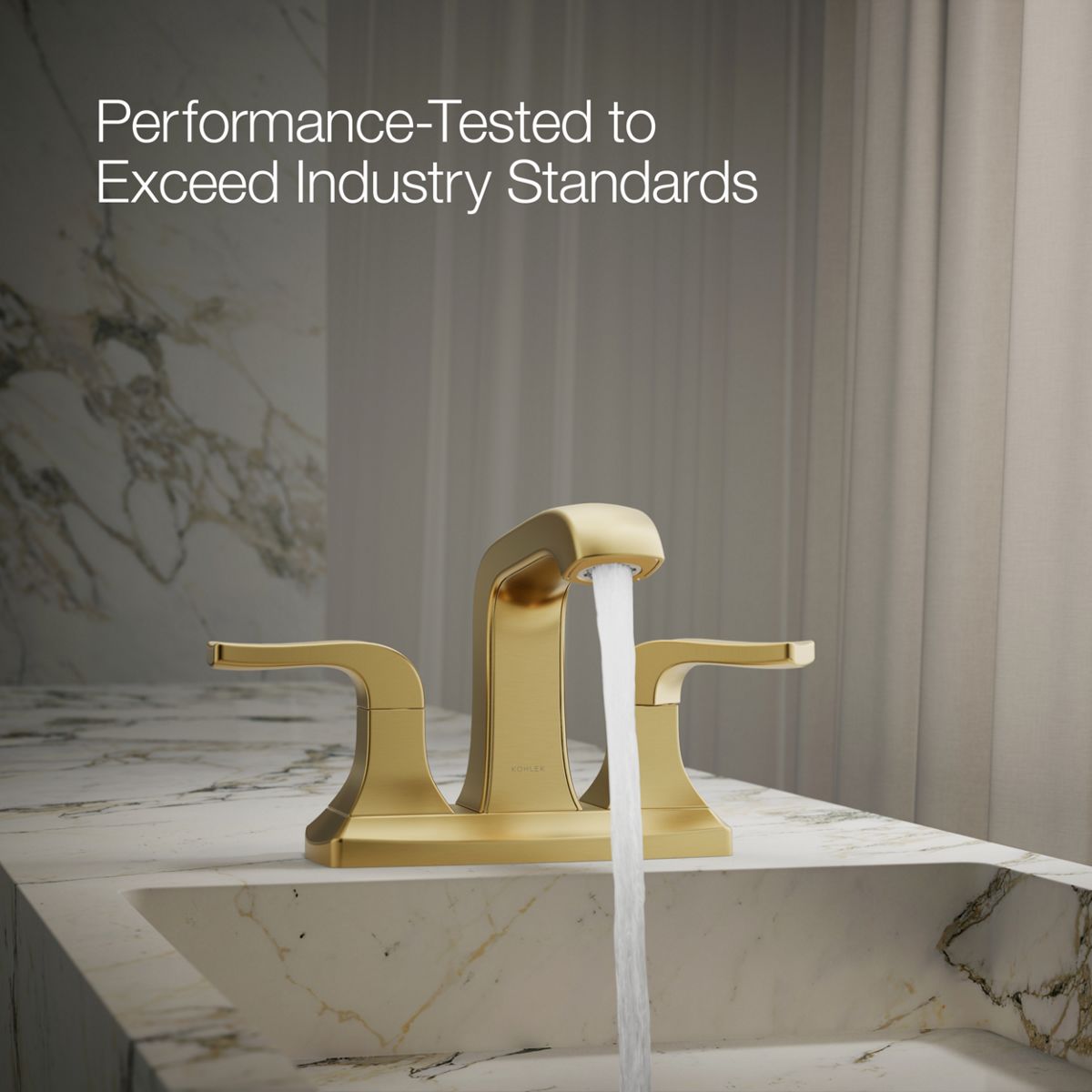 Rubicon Centerset Bathroom Faucet | K-R29403-4D | KOHLER