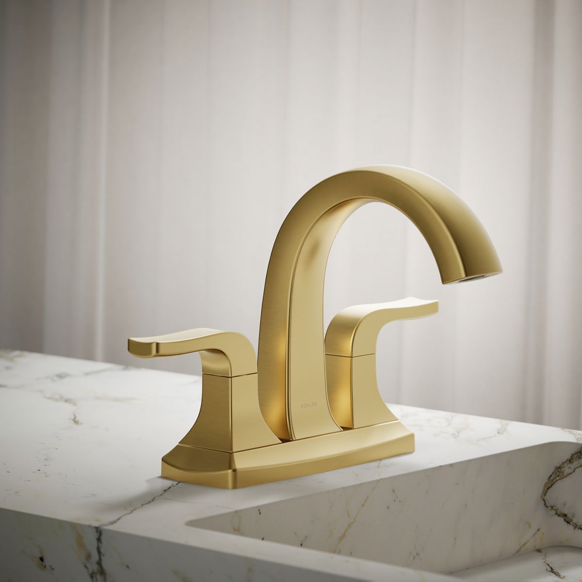 Rubicon Centerset Bathroom Faucet | K-R29404-4D | KOHLER