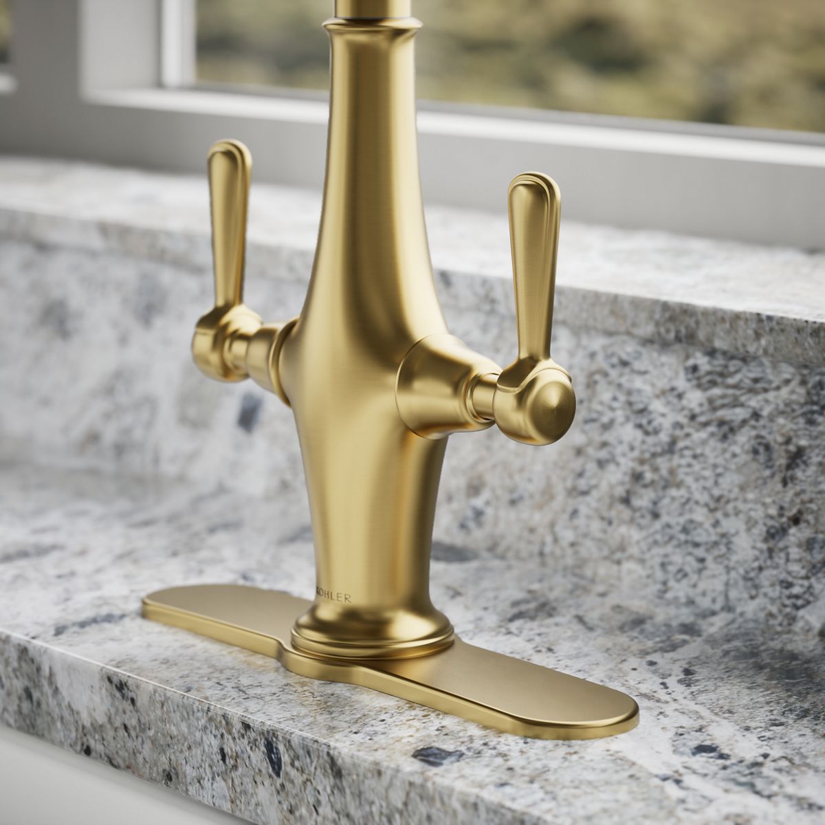 Pannier Two-Handle Pull-Down Kitchen Sink Faucet | K-R29473-SD
