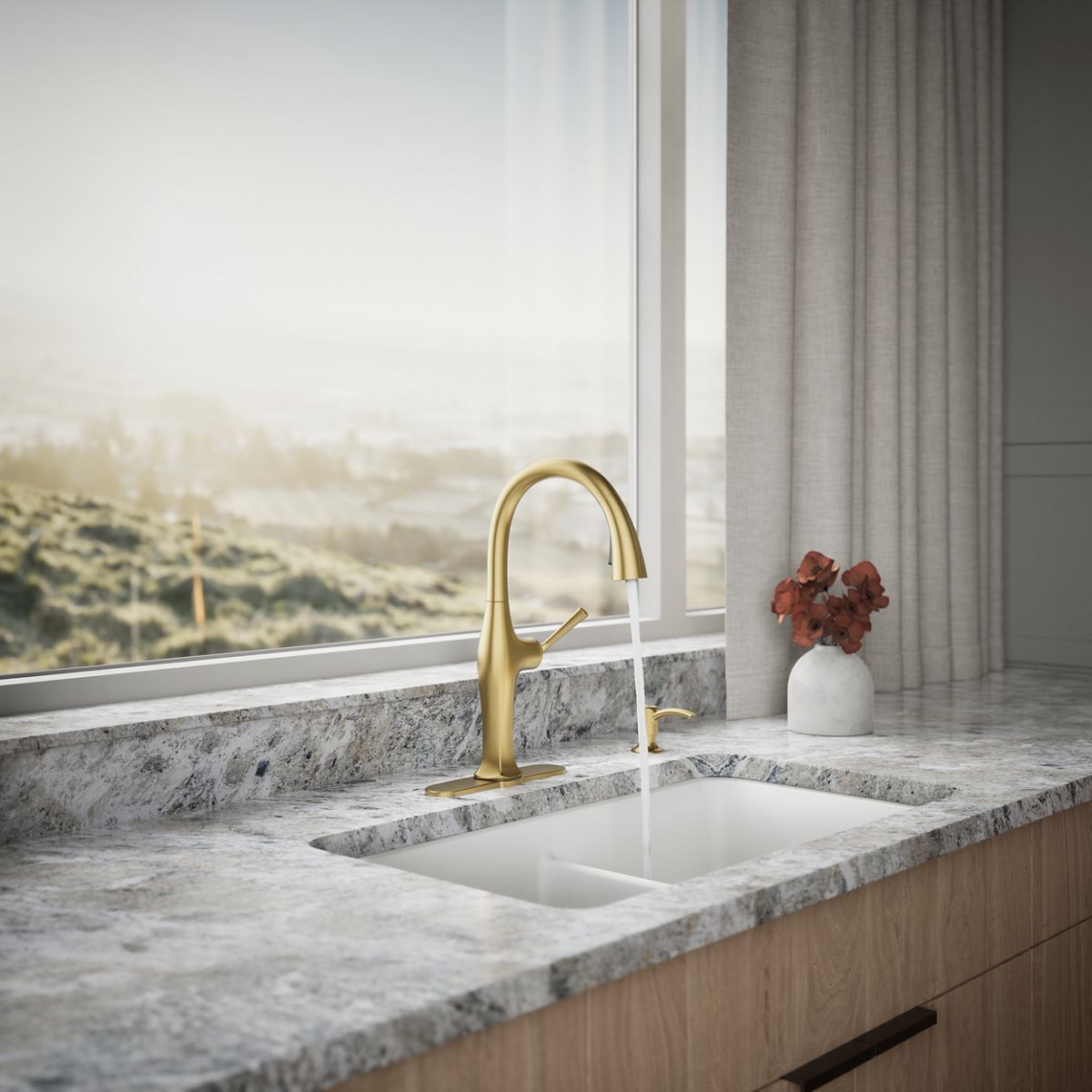 Sundae Pull-Down Kitchen Sink Faucet | K-R29475-SD | KOHLER