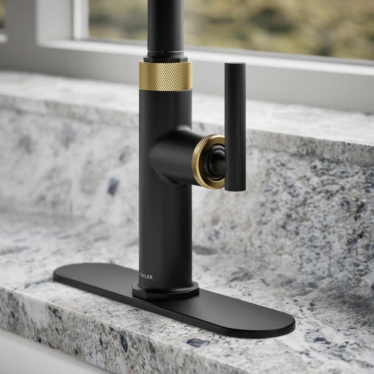 Lathe Pull-Down Kitchen Sink Faucet | K-R31627 | KOHLER