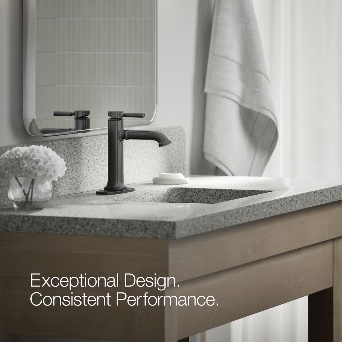 tamago24金メッキ瑪瑙金魚パーツ　焦茶　4-164 Ealing Single-Handle Bathroom Sink Faucet | K-R33042-4D | KOHLER