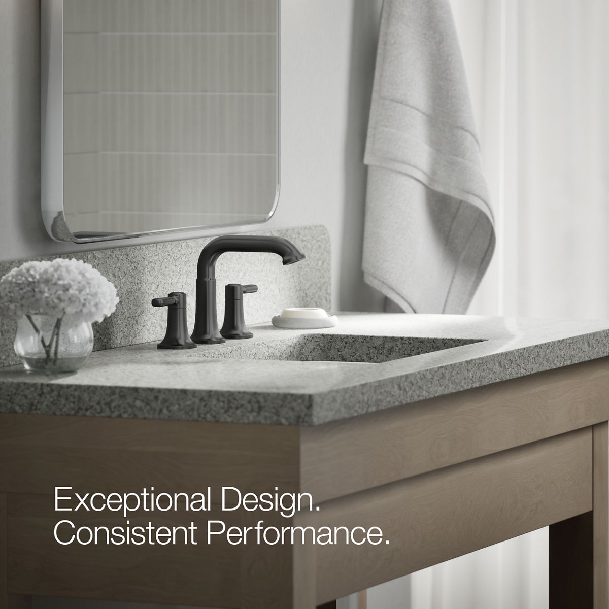 Ealing Widespread Bathroom Sink Faucet | K-R33044-4D | KOHLER
