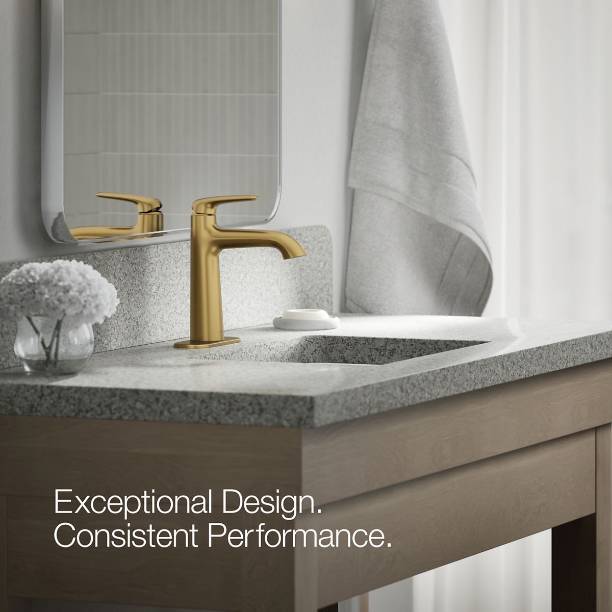 Avail Single-Handle Bathroom Sink Faucet | K-R33046-4D | KOHLER