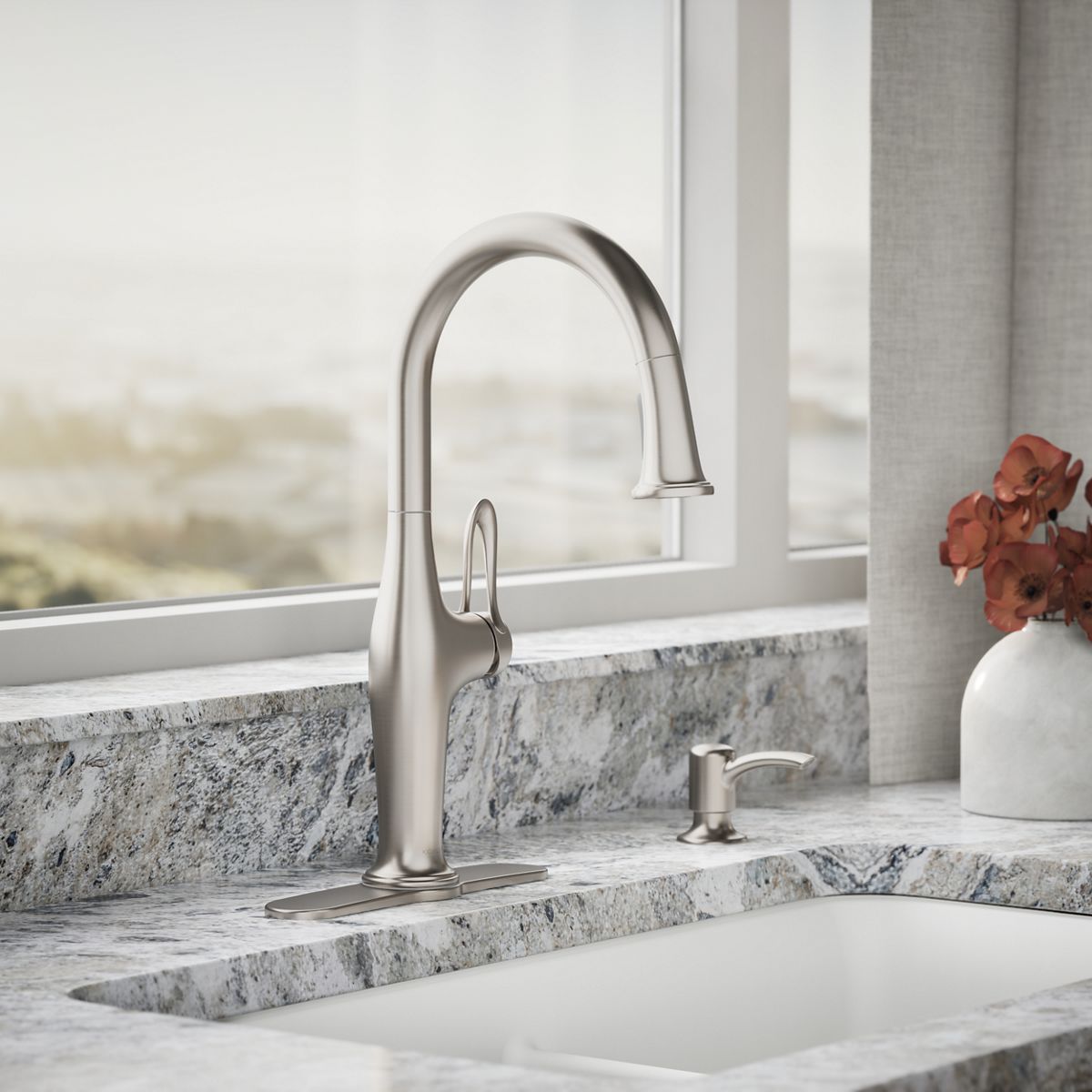 Hamelin Pull-Down Kitchen Sink Faucet | K-R33446-SD | KOHLER