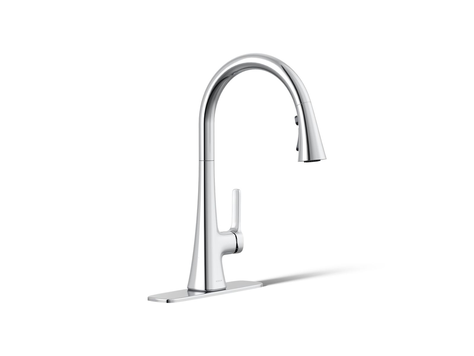 あおこ Moen Georgene Chrome Single Handle Pull-down Kitchen Faucet