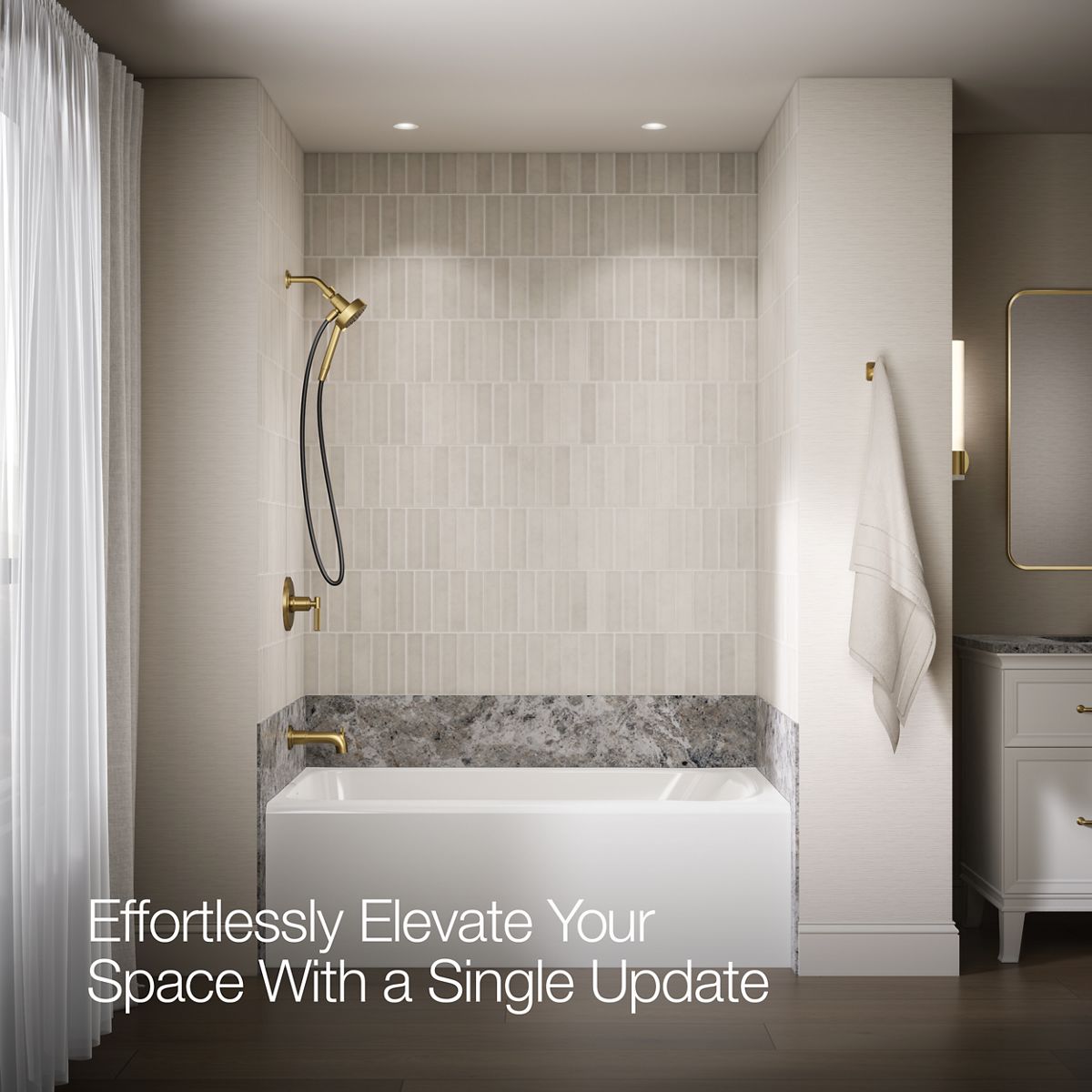 KOHLER | R34476-4G | Torrington™| Rite-Temp® bath and shower kit