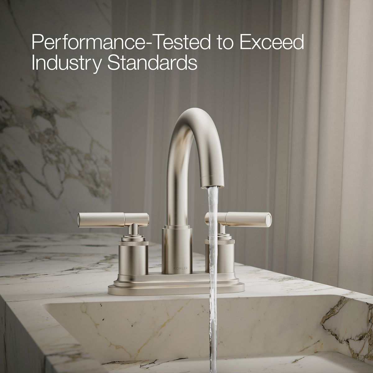 KOHLER | R34477-4D | Torrington™| Centerset bathroom sink faucet